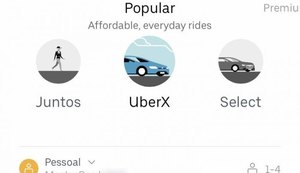 Uber deixa de exibir preços antes da viagem para alguns usuários