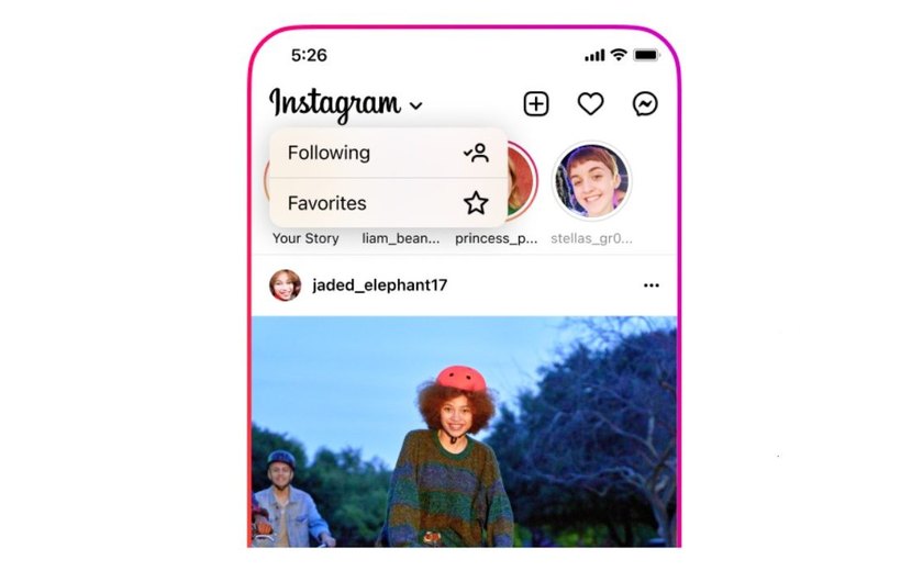 Instagram reativa recurso de feed cronológico