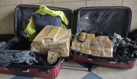 Operação: mulher é presa no Aeroporto Zumbi dos Palmares com cerca de 22 kg de maconha