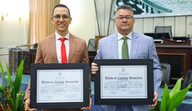 Diretor-presidente da Fapeal, Fábio Guedes recebe título de cidadão alagoano