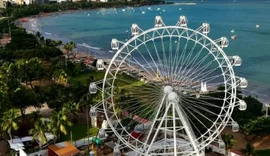 Ausência do número 13 em roda-gigante da Pajuçara gera debate nas redes sociais