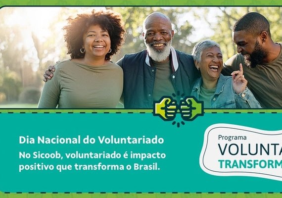 Dia Nacional do Voluntariado: Sicoob celebra programa que mobiliza mais de 15 mil colaboradores