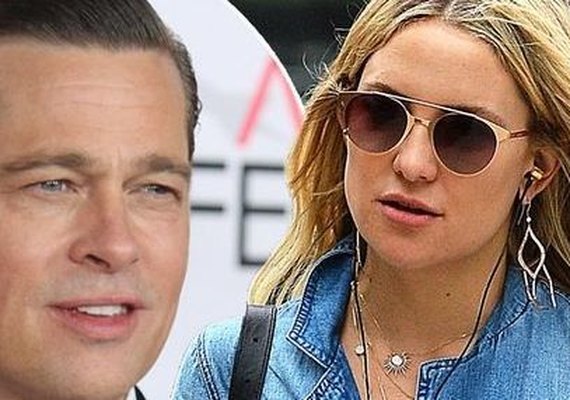 Tá rolando? Brad Pitt tem encontro secreto com Kate Hudson, segundo revista