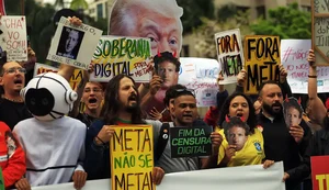 Ato em São Paulo cobra neutralidade da Meta nas eleições
