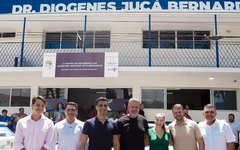Entrega das obras de requalificação da Praça da Maravilha e do II Centro de Saúde Diógenes Jucá Bernardes, no bairro do Poço, em Maceió