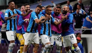 Grêmio vence Pachuca com gol de Everton na prorrogação e se garante na final