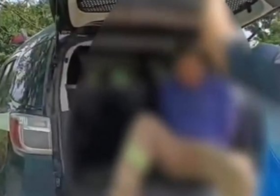 Homem danifica fachada de comércio e ameaça policiais no Pilar