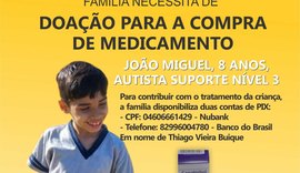 Criança autista de 8 anos precisa de ajuda financeira para a compra de medicamento