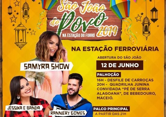 Palmeira dos Índios promete realizar o maior festejo junino 2019 em  AL