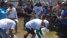6ª Expedição Científica do Baixo São Francisco: Codevasf lança mais de 100 mil alevinos no Velho Chico alagoano