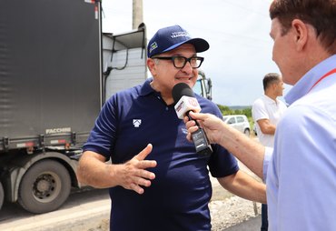 Ministério dos Transportes entrega travessia urbana de Santana do Ipanema e trecho revitalizado da BR-316