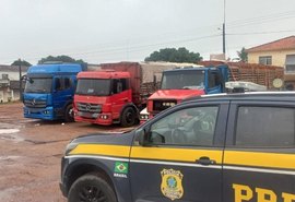 PRF apreende cerca de 31 mil tijolos transportados com irregularidades fiscais em Alagoas