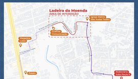 Ladeira da Moenda será interditada para obras de saneamento