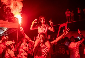 Torcida comemora pentacampeonato histórico do CRB no fim de semana