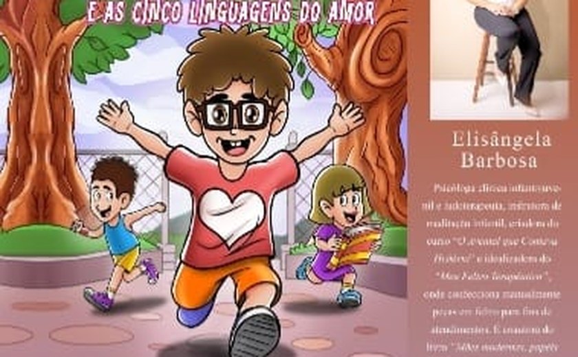 Psicóloga lança livro infantil neste sábado, dia 27