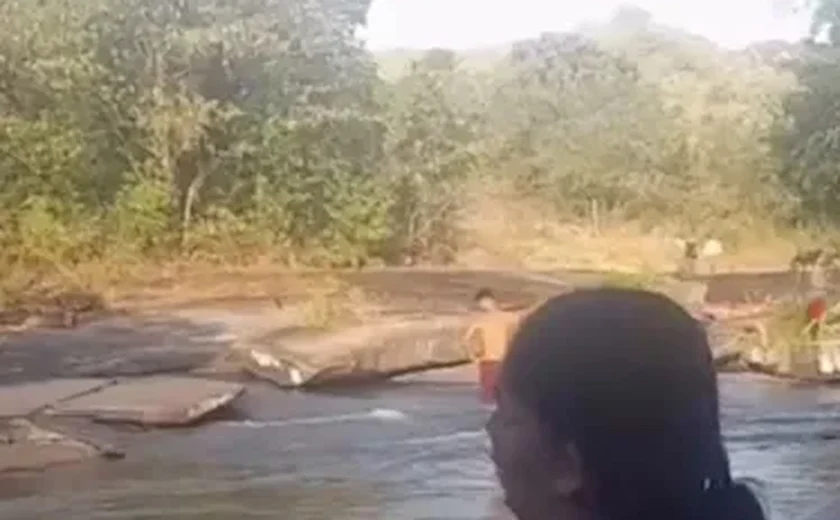 Buscas são encerradas após corpo de criança ser encontrado em cachoeira de Joaquim Gomes