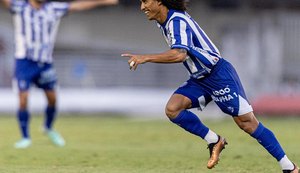 Kayllan celebra gol e projeta sequência positiva do CSA na Série D