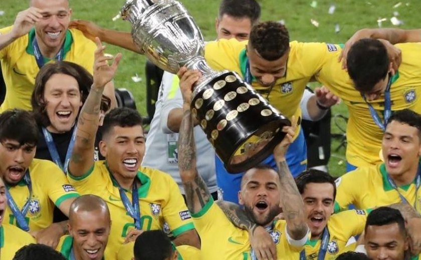 Brasil derrota Peru por 3 a 1 e conquista Copa América no Maracanã