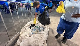 Cooperativa realiza coleta seletiva em evento de corrida na orla da Pajuçara