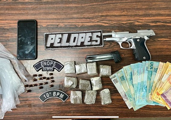 PM/AL apreende 32 armas de fogo e mais de 7 kg de drogas em uma semana