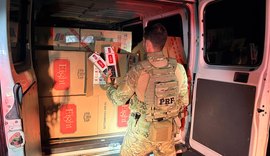 PRF apreende 500 mil cigarros contrabandeados em Rio Largo/AL