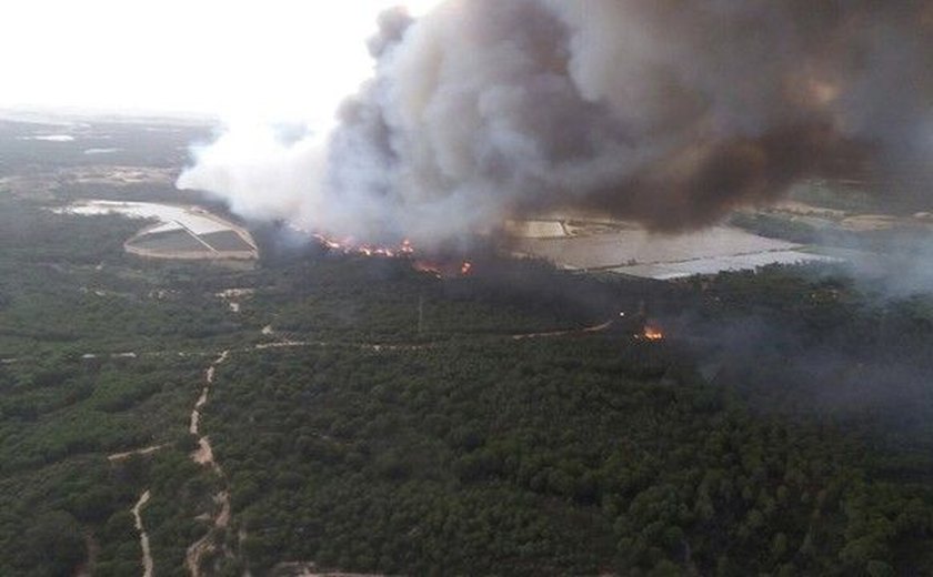 Incêndio ameaça parque nacional espanhol, patrimônio da humanidade