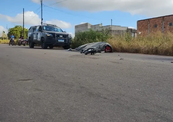 Idoso morre em colisão entre moto e caminhão na zona rural de Lagoa da Canoa