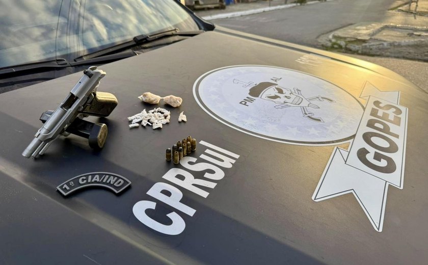 PM apreende 27 armas de fogo e mais de 10Kg de drogas na última semana no estado
