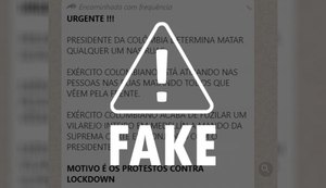 Protestos na Colômbia não têm qualquer relação com a Covid-19 ou com lockdown
