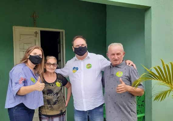 Moradores do Canaã, Laranjal e Canafistula declaram voto a Luciano e Rute Nezinho