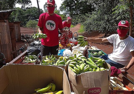 Cooperativas da Reforma Agrária garantem estrutura para doação de alimentos