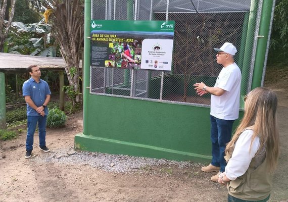 MP inaugura viveiros para reintrodução de Mutum, Papagaio-Chauá, Macuco e Macaco guariba-de-mãos-ruivas