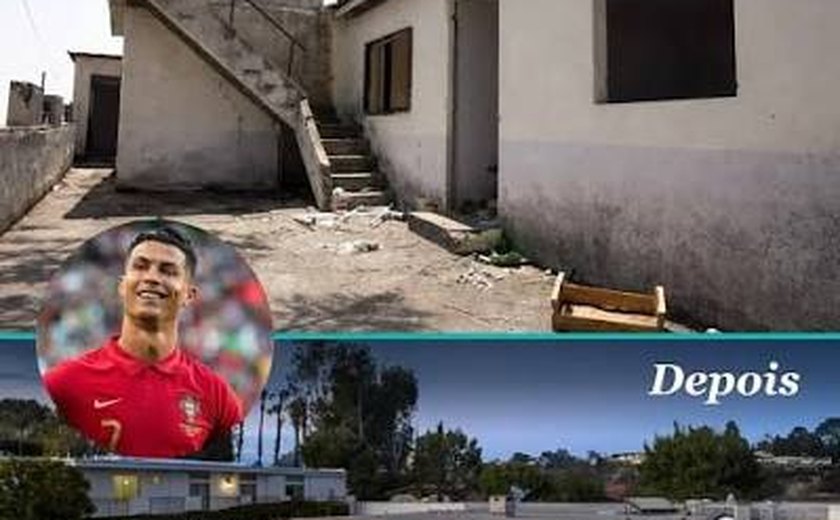 Antes da fama e da fortuna: veja a casa simples onde o craque Cristiano Ronaldo cresceu