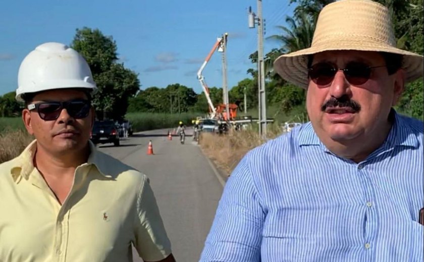 Mais de 3km de luminárias em LED chegam à região da Cone, em Rio Largo