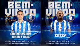 CSA anuncia oficialmente as contratações de Anderson Martins, Sassá e Lourenço