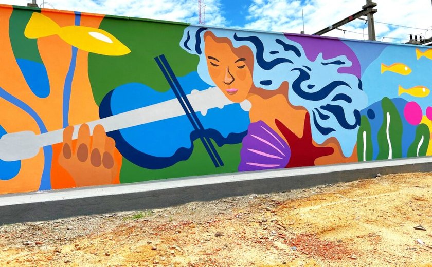 Subestações ganham murais e viram arte urbana em Maceió