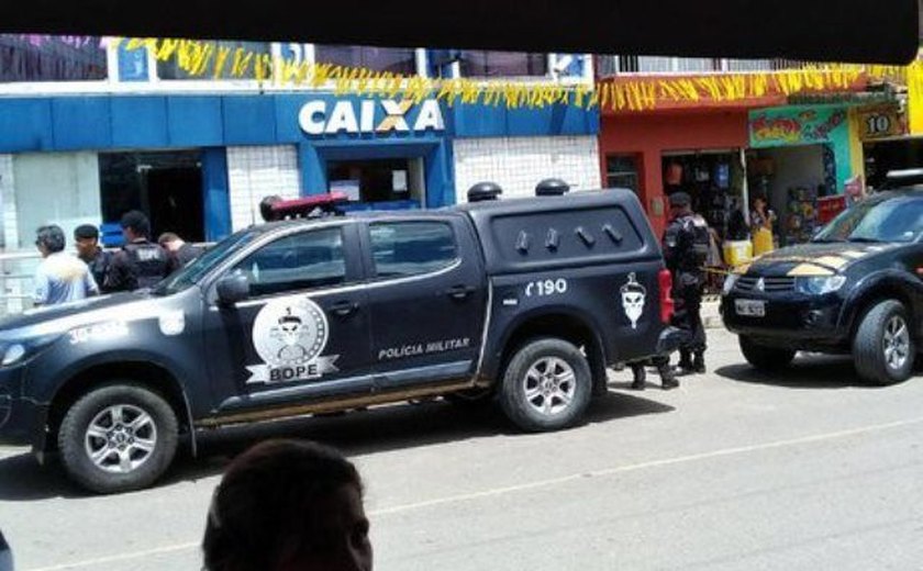 Bando explode duas agências bancárias em Porto Calvo