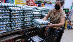 Preço do ovo de galinha sobe mais de 20% em 12 meses