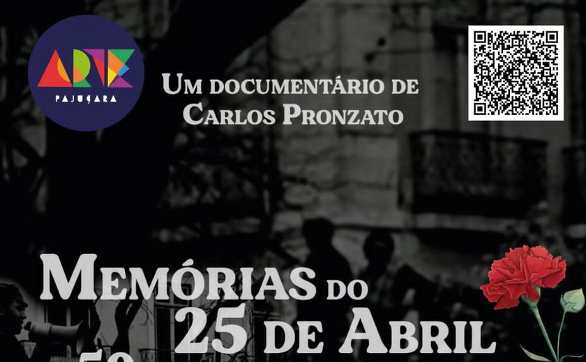 Cine Cidadania exibe documentário sobre os 50 anos da Revolução dos Cravos em Maceió