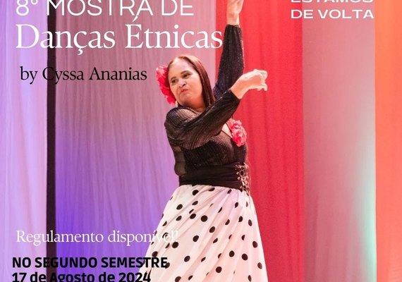 8ª Mostra de Danças Étnicas acontece em agosto no Teatro Deodoro