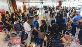 Fluxo de passageiros no aeroporto Zumbi dos Palmares cresceu 8,5%