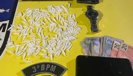 Homem é preso com 197 pinos de cocaína em Arapiraca
