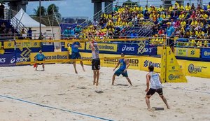 Maceió sedia Circuito Brasileiro de Vôlei de Praia em fevereiro