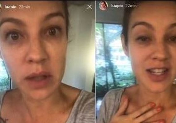 Piovani surpreende ao surgir de cara limpa: 'Cheia de olheiras'