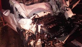 Colisão envolvendo quatro veículos deixa uma pessoa morta e oito feridas na BR-316