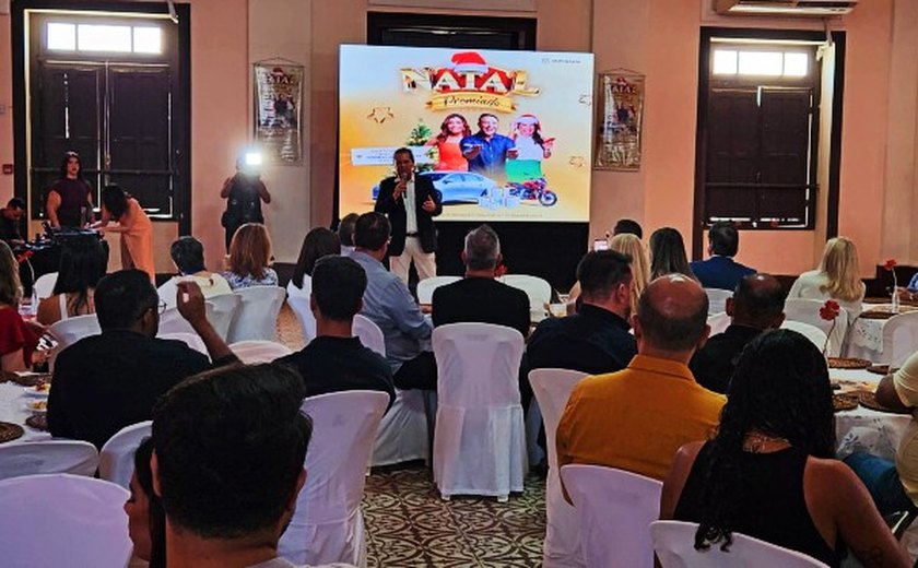 Campanha Natal Premiado 2025 deve movimentar cerca de R$ 250 milhões na economia alagoana