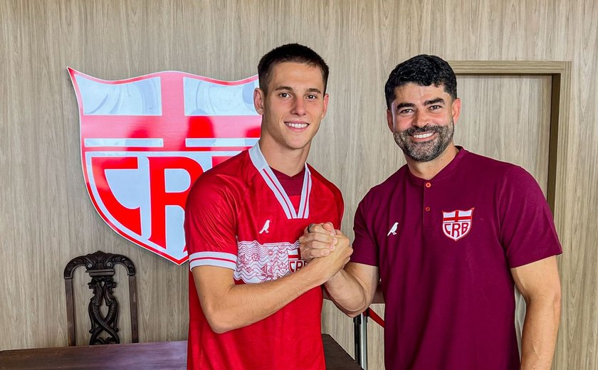 CRB apresenta oficialmente o meia Guilherme Estrella