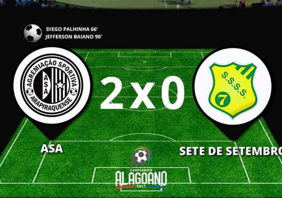 ASA vence Sete de Setembro em Arapiraca e assume liderança do Grupo B