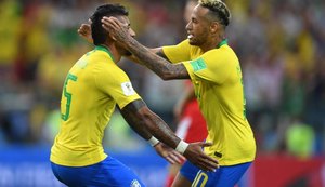 Brasil vence a Sérvia e enfrenta o México na próxima segunda-feira