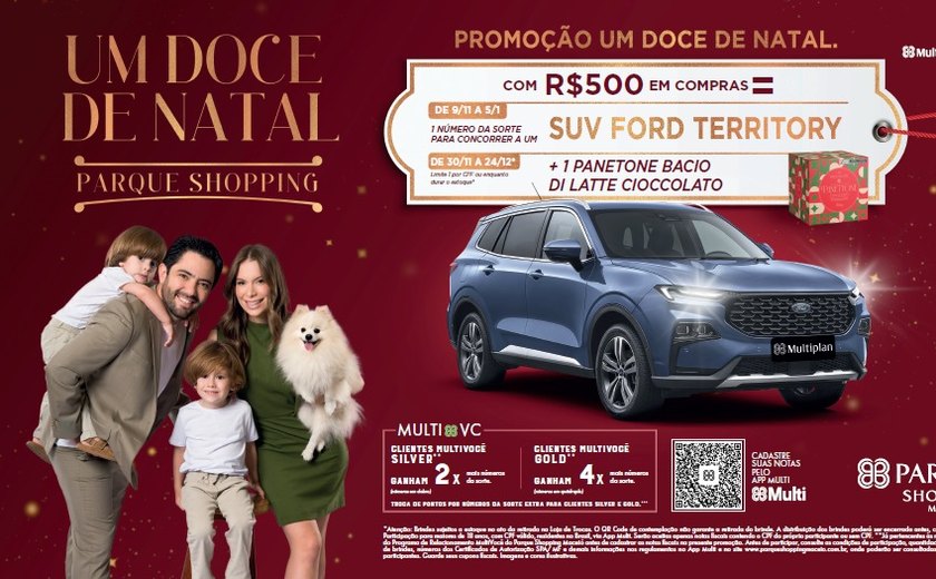 Parque Shopping Maceió inaugura decoração inspirada em doces